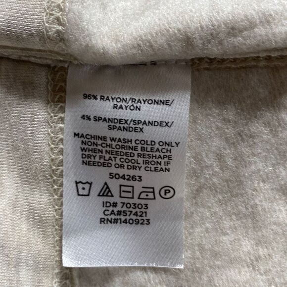 Loft Lounge Oversized Soft & Cozy kaftan Sleeve Casual Cowl Neck Top Oatmeal XS/ - Picture 11 of 11